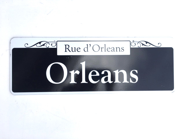 SIGN, Street - New Orleans Orleans 50 x 17cm